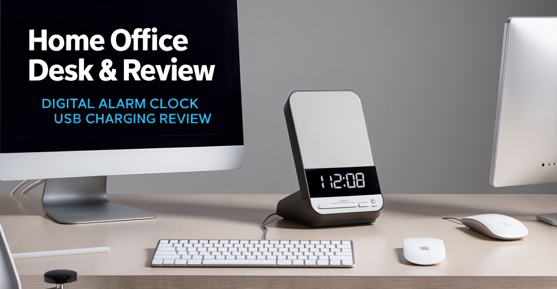 Digital Alarm Clock Desk Usb Charging Review