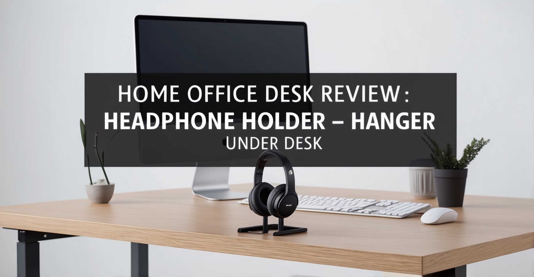 Headphone Holder Hanger Under Desk