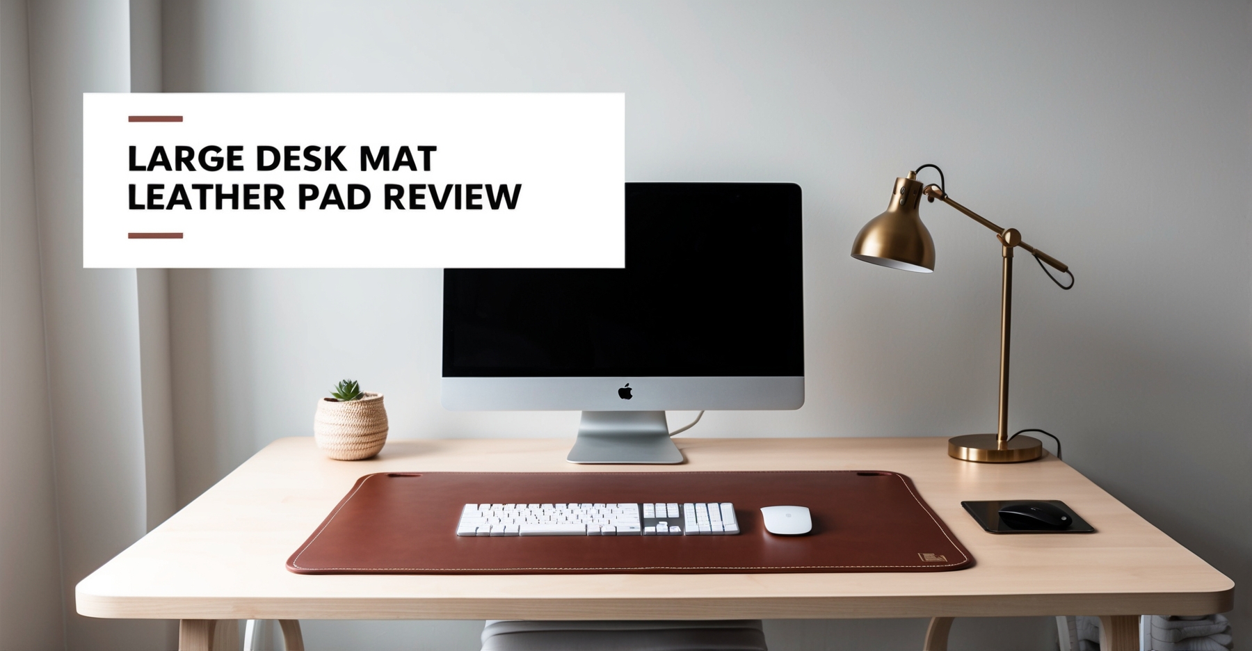 Large Desk Mat Leather Pad Review