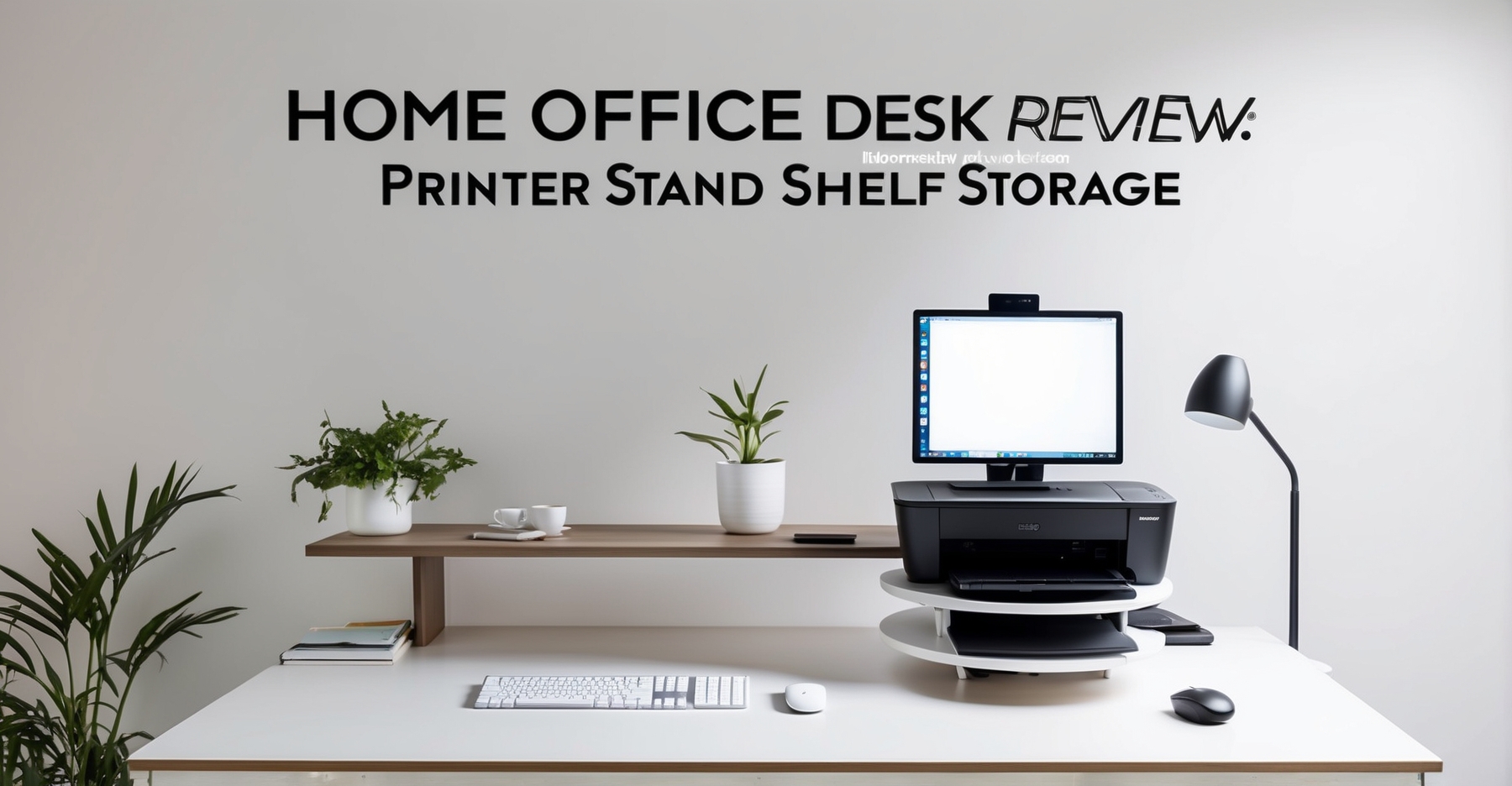 Printer Stand Shelf Storage Home Office