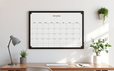 Best Whiteboard Calendar for Your Office Wall