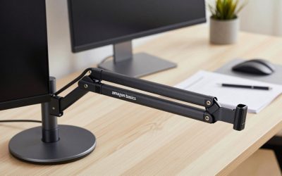 Amazon Basics monitor arm vs Vivo monitor arm