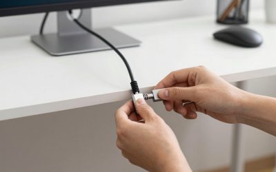 Best Ways to Organize Cables Behind a Desk