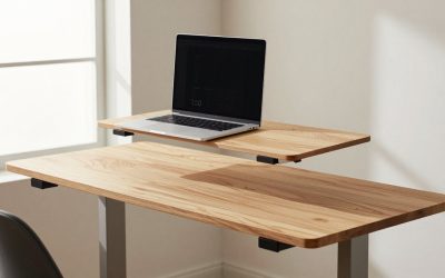 Desky Dual Mini Sit Stand Desk: Small Footprint, Full-Size Frame?